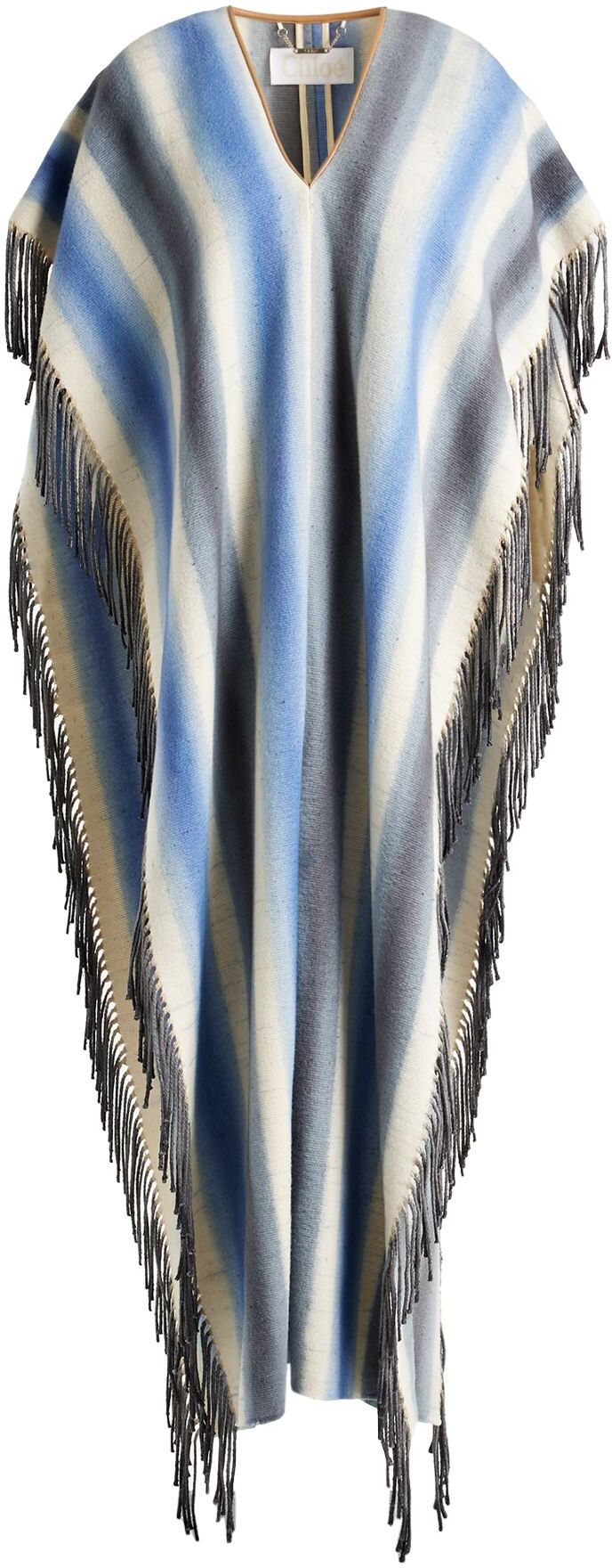 Chloé Poncho Mujer Azul marino ONESIZE Mujer