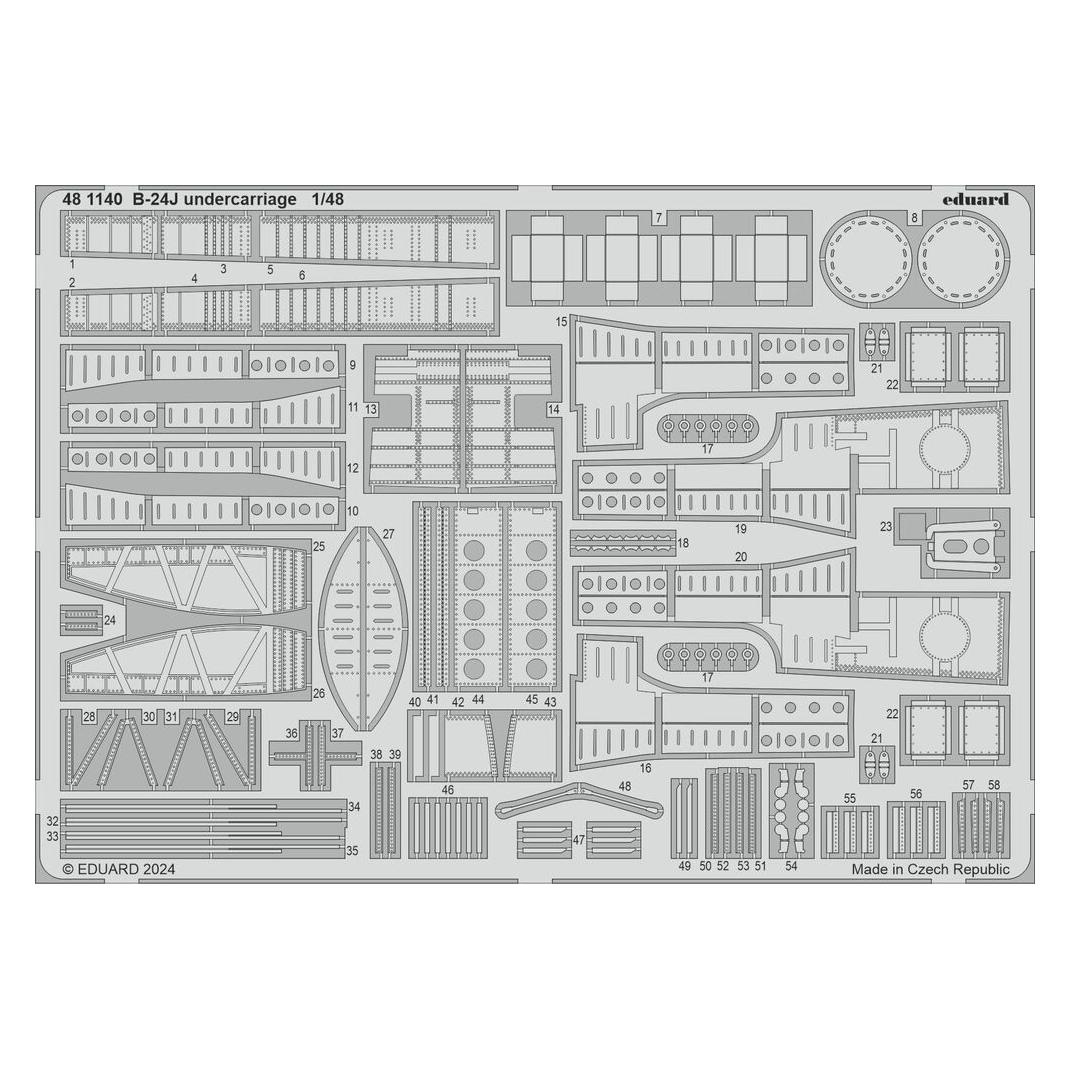 Eduard B-24J undercarriage (481140)
