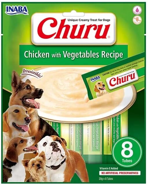 Churu Dog Receita de Frango e Vegetais 8 uds x 8 uds