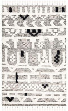 SAFAVIEH Hand-Knotted Casablanca Shag Shala Tribal Wool Rug