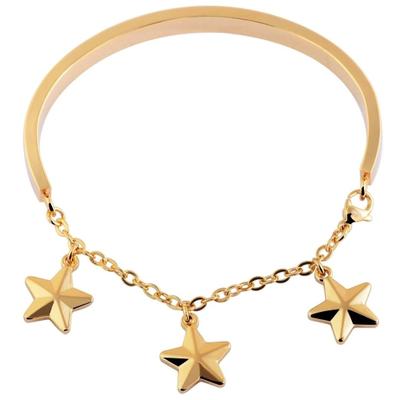 Armreif ADELIA´S "Armband – Armreif aus Edelstahl Ø 5,6 cm cm", gold, Armbänder, Damen, 5,6cm, Edelstahl, Armreif, Perfekt als Geschenk zum Valentinstag