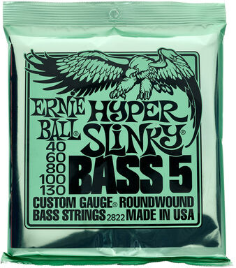 Ernie Ball 2822 Hyper Slinky 5-string set
