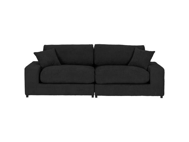 Landscape Bigsofa, Anthrazit, Kunststoff, Füllung: Schaumstoffflocken,Schaumstoffflocken,Schaumstoffflocken, 240x76x125 cm, Stoffauswahl, Rücken echt, Wohnzimmer, Sofas & Couches, Sofas, Bigsofas
