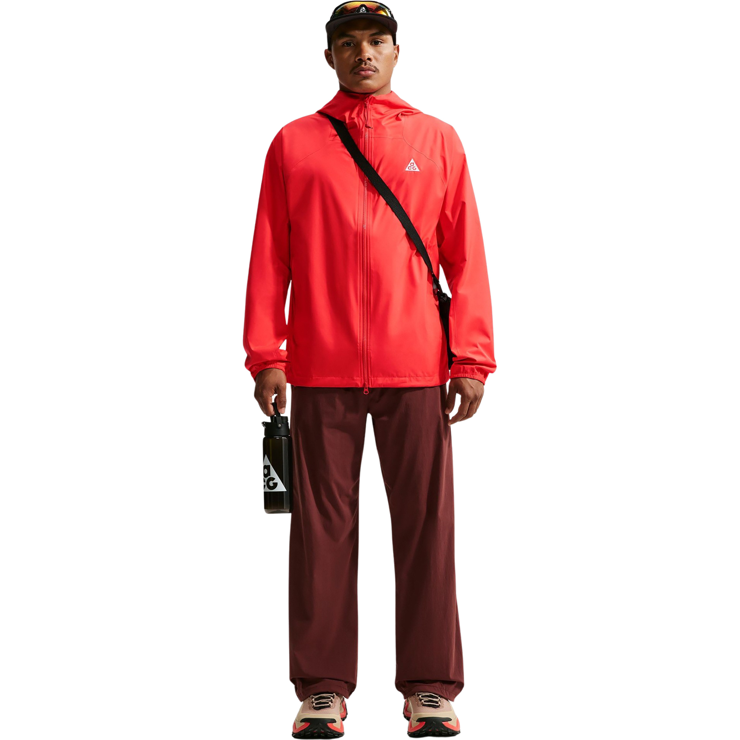Nike ACG Phantazma Herren Regenjacke rot Größe XL Winddicht