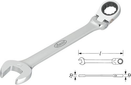 Vigor V2809 Knarren-Ring-Maulschlüssel Schlüsselweite (Metrisch) 13mm