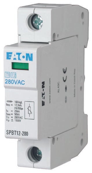 Eaton Overspanningsbeveiliging type 1+2 klasse B+C SPBT12-280/1