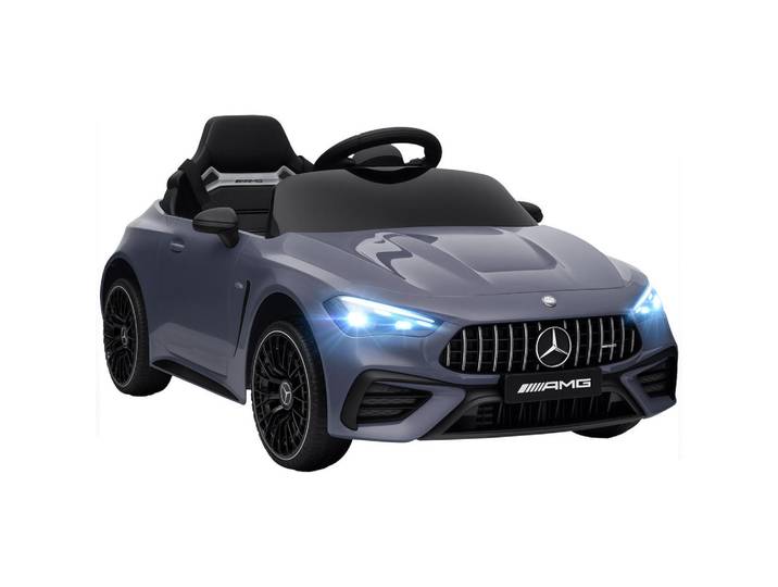Jamb Kinderelektroauto Zachary Grau LED 99/55/43 cm, Kunststoff, 99x55x43 cm, Spielzeug, Kinderfahrzeuge