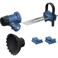 Staubabsaugung GDE max Professional, Staubsauger-Aufsatz blau, mit Adapter für Stockerplatten
