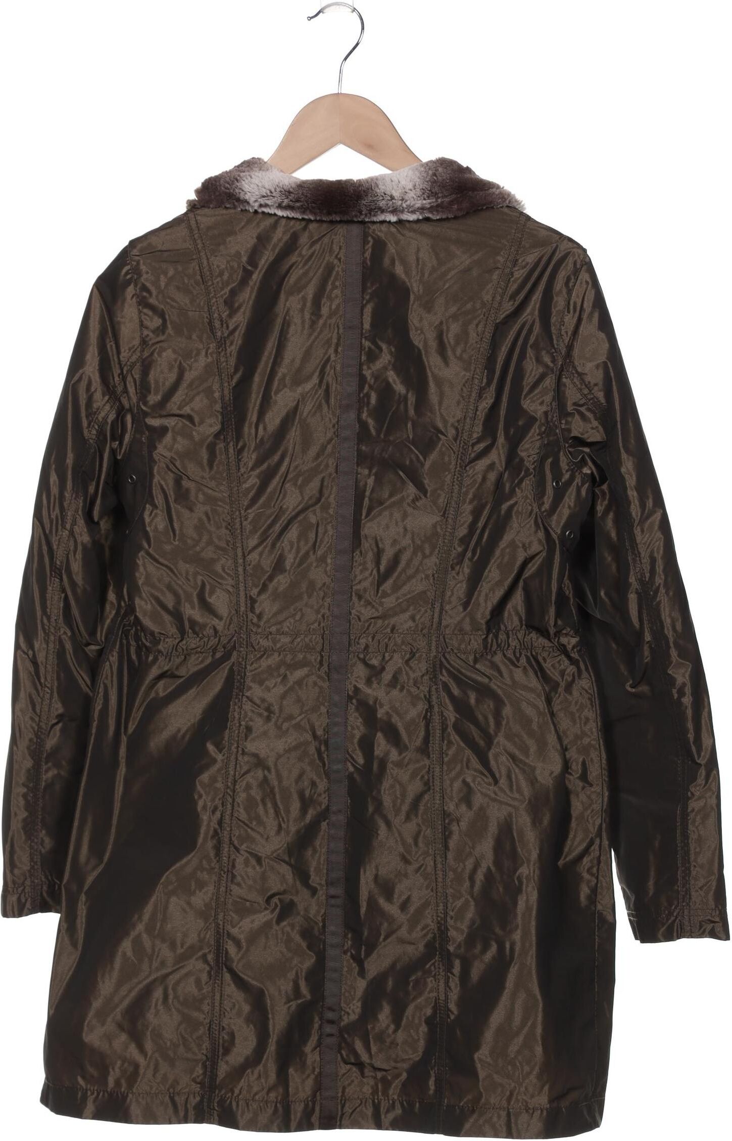 Nicole Miller Damen Mantel, Braun, Gr. M, Synthetik - Second Hand