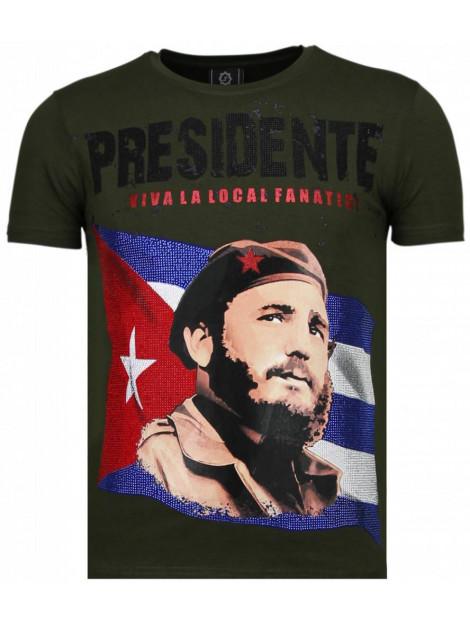 Local Fanatic Presidente rhinestone t-shirt