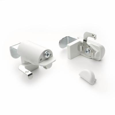 Klemmträger LIEDECO Gr. 1, weiß, B:2cm H:4cm, Metall, Sichtschutzbefestigungen, Blindfix für Aluminium-Jalousien