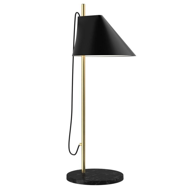 Louis Poulsen Yuh tafellamp messing/zwart