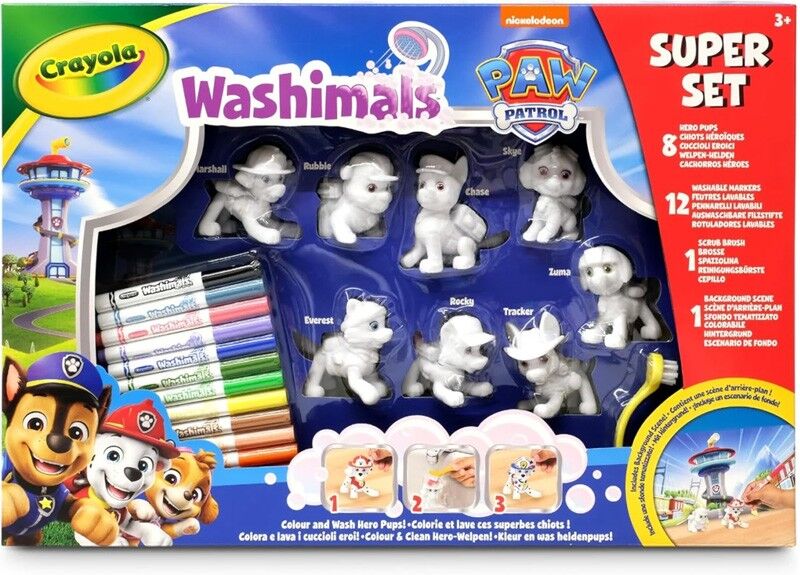 Washimals Super Set Pat'Patrouille - Crayola