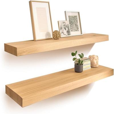 No Wooden Wall Shelf for Rustic Decor