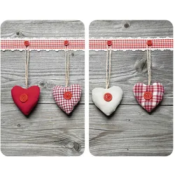 Herdabdeckplattenset HERZEN (BHT 30x4,50x52 cm) - BHT 30x4,50x52 cm