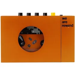 we are rewind Portable BT Cassette Player Serge, MP3 Player + Portable Audiogeräte, Orange