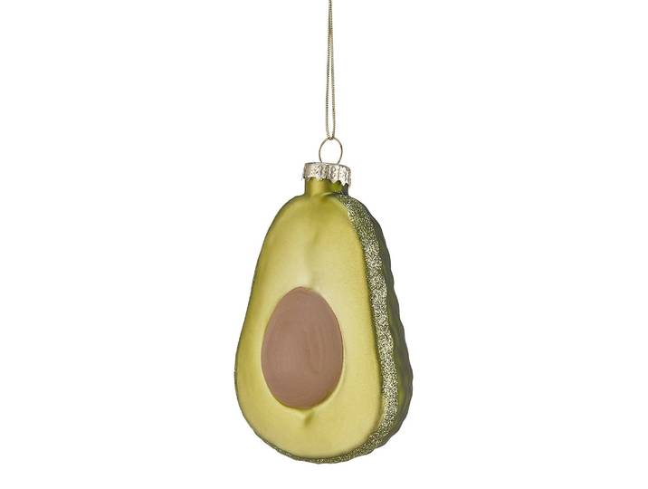 Décoration de Noël Avocat 7 x 11 x 5cm Vert/Vert
