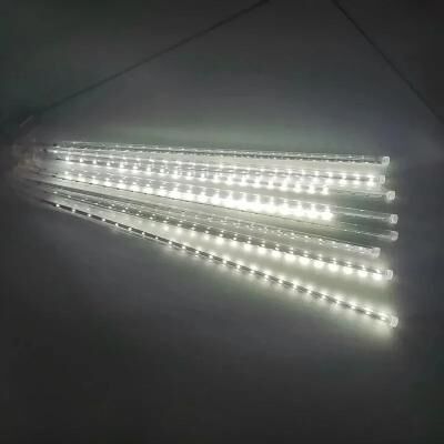 Uplifted Finds LED Meteor Shower Outdoor Waterproof Lights 2 Pcs 50 Cm white Light