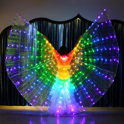 ForAllApparel LED Isis Wings Luminous Costume   Party & Festival Wear Rainbow M (115 149cm)