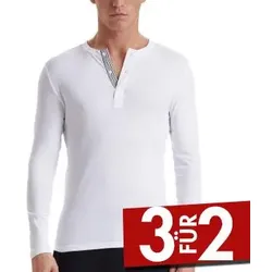 JBS Long Sleeved T-Shirt Weiß Ökologische Baumwolle Large Herren