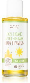 WoodenSpoon Baby & Family óleo pós-solar para rosto e corpo 100 ml. Baby & Family