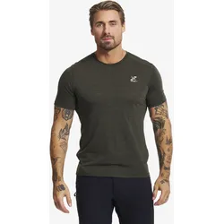 Lake Merino T-shirt Herren Forest Night, Größe:XS - Herren > Oberteile > T-shirts - Grün
