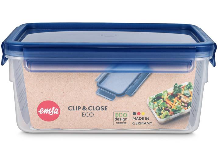Emsa Clip&Close Frischhaltedose Eco blau 2.2l