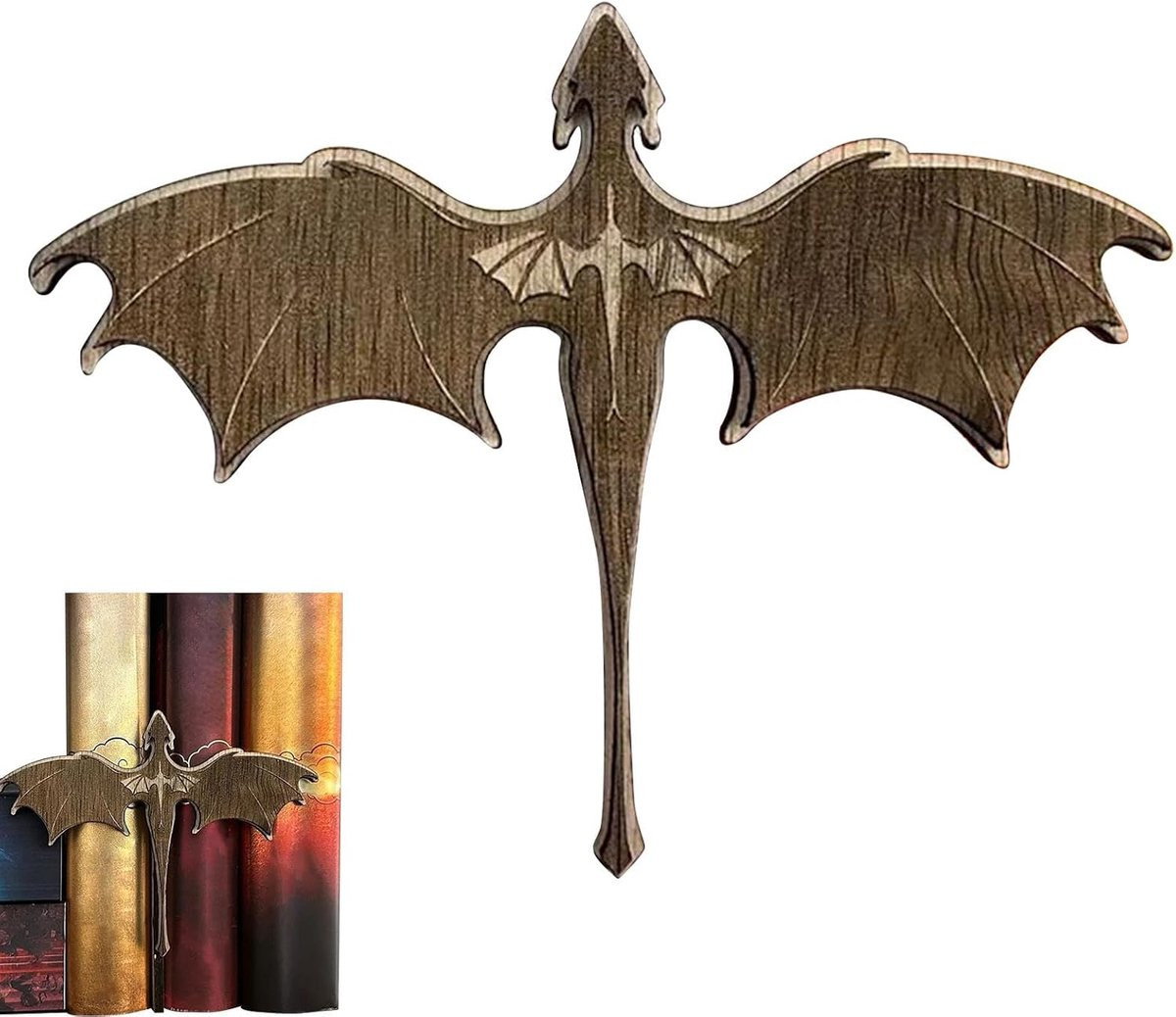 Decoratieve Draken Boekensteunen voor volwassenen - Breedte: 10 cm