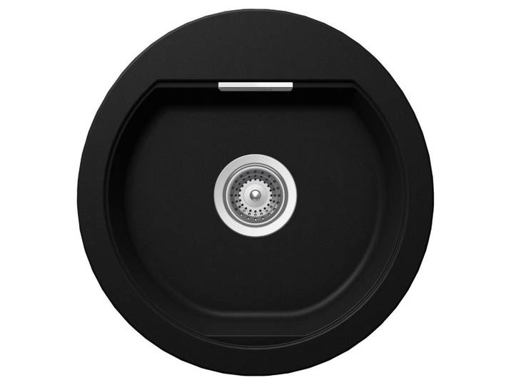 Schock Spüle Mono, Schwarz, Stein, 48.5x50 cm, Küchen, Küchenausstattung, Küchenspülen, Granitspüle