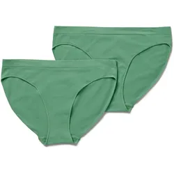 Tchibo - 2 Seamless-Slips - Damen - Gr. S - grün