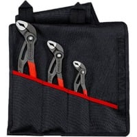 Cobra Zangen-Set, 3-teilig rot, gezahnte Griffflächen, integrierter Klemmschutz