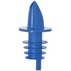 Ausgießer, Kunststoff, langsam - blau - Blau