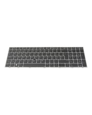 HP Tastatur CH schweiz schwarz/silber mit Backlight und Maus Layout: PN: HB2311 (HB2311)
