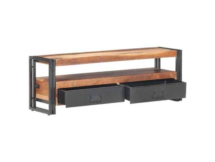 Meuble TV - Meuble de télévision - 120x30x40 cm Bois solide