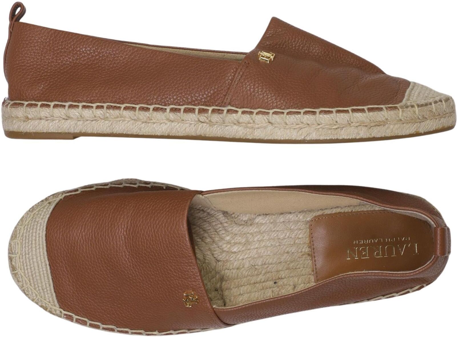 Lauren Ralph Lauren Damen Halbschuh, Braun, Gr. EU 41, Leder - Second Hand