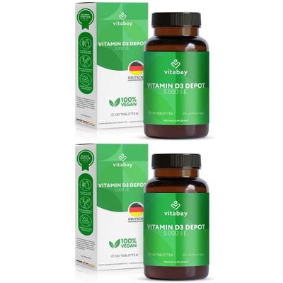 Vitamin D3 Depot 5000 I.e. Cholecalciferol Tabl. 2x 2x120 St Tabletten