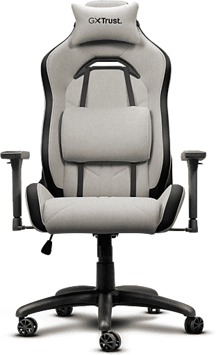 Silla gaming - Trust GXT723 Ruya, Reposabrazos 3D, Respaldo ajustable, Hasta 150 kg, 5 ruedas, Beige