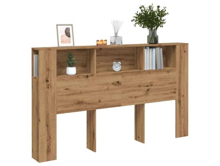 Armoire de tête de lit chêne artisanal 180x18 5x102 5 cm tête de lit armoire de lit armoires de lit têtes de lit 856885