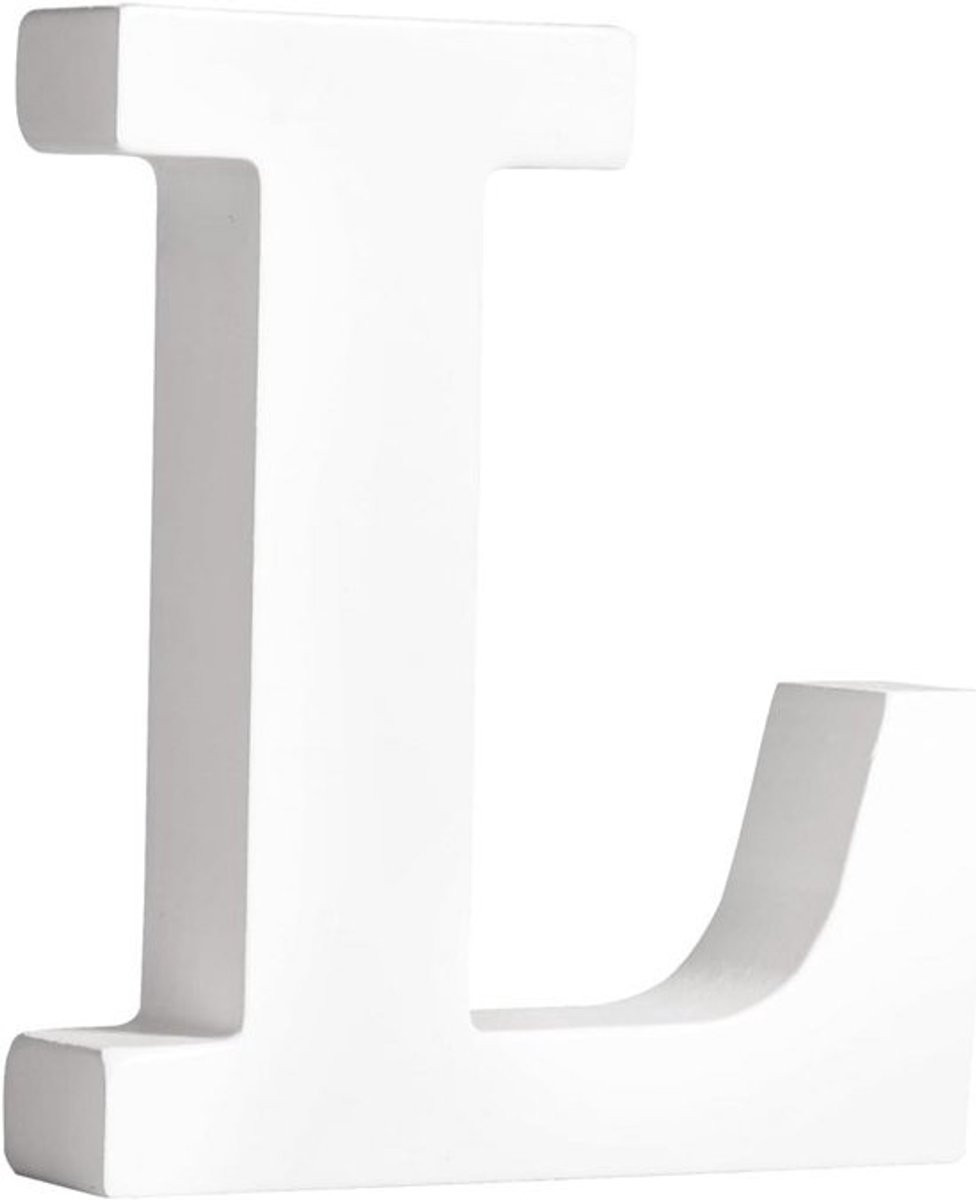 Decoratieve MDF Letter L voor Knutselen en Huisdecoratie