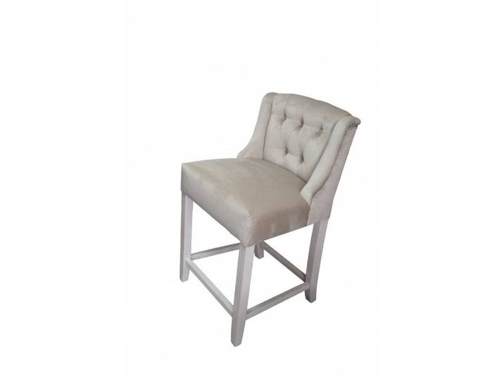 JVmoebel Barhocker Samtige Barhocker mit Holzbeinen für modernes Wohnen (1 St), Made in Europa