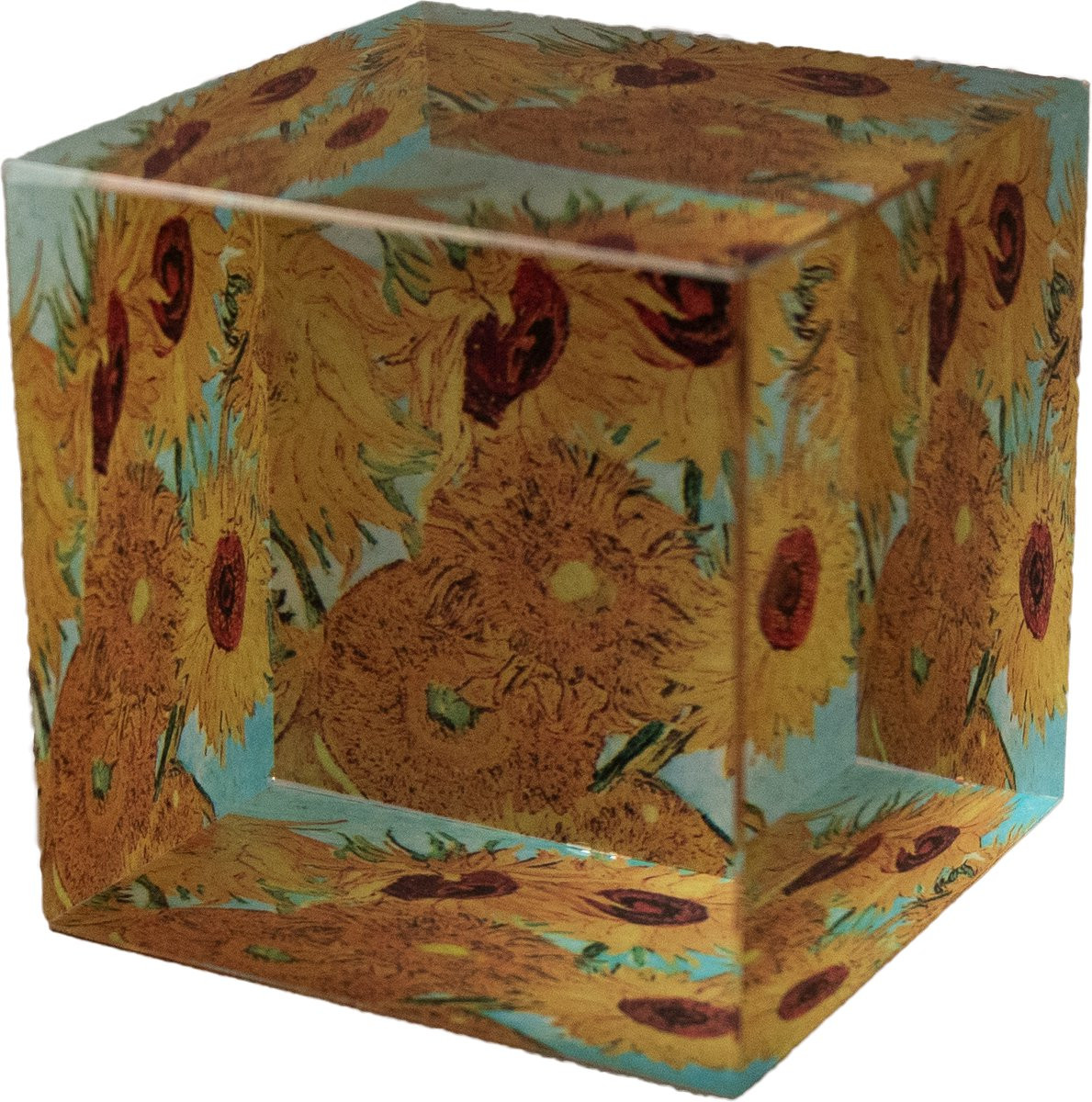QB-Art QB art kubus - Van Gogh en de zonnebloemen voor volwassenen