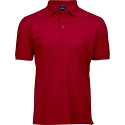 Tee Jays Schweres Herren Luxus Piqué Stretch Polo 1405 red S