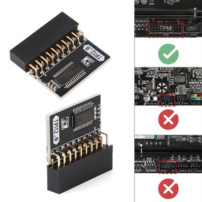 TPM 2.0 Security Module Board For ASUS & Gigabyte Motherboards LPC 20 Pin Hardware Encryption For Windows 11 TPM 2.0 Security Module Board For ASUS & Gigabyte Motherboards LPC 20 Pin Hardware Encryption For Windows 11