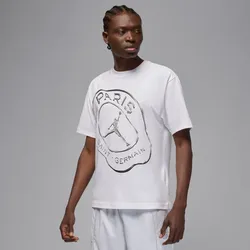 NIKE PSG Paris Saint-Germain Dri-FIT Practice T-Shirt Herren 100 - white/black XXL