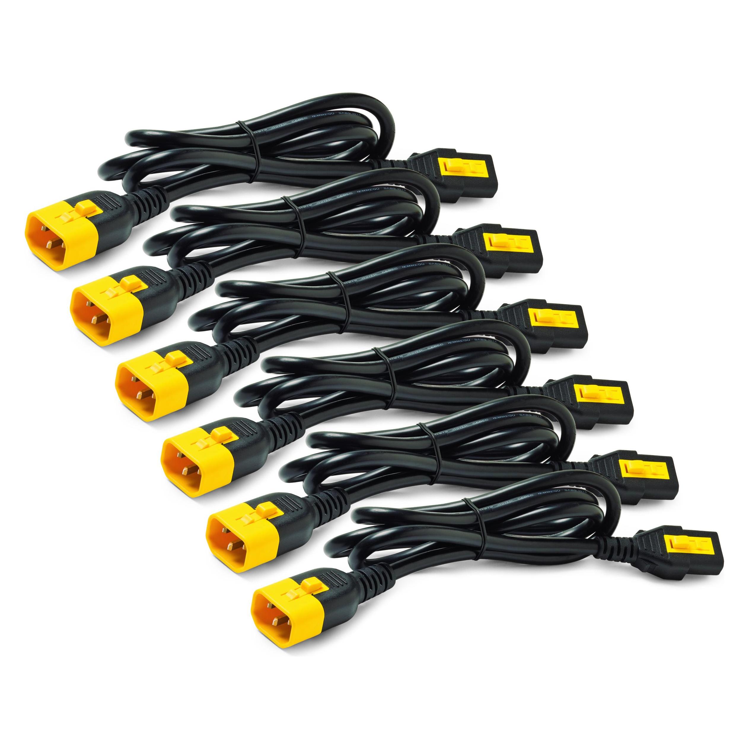 APC 6x Stromkabel C13 / C14 1,2m (AP8704S-WW)