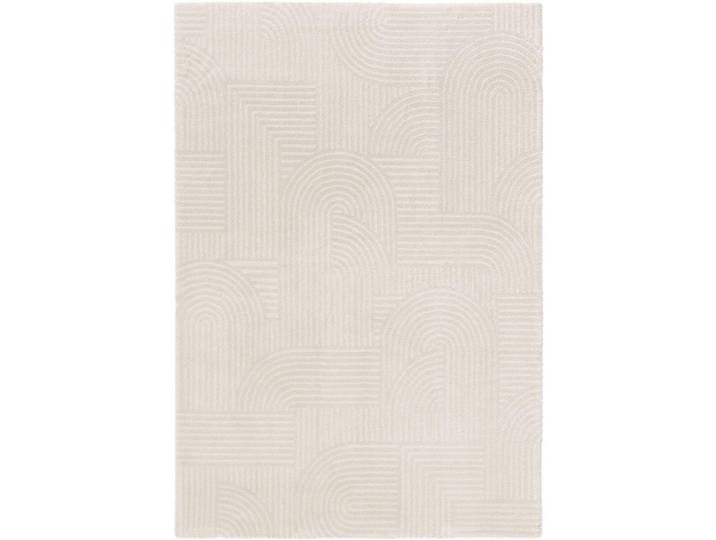 Kunstloft Teppich Tacoma Cream 200x290 cm, Beige, Kunststoff, Rechteckig, 200x1 cm, wasserabweisend, Teppiche und Böden, Teppiche