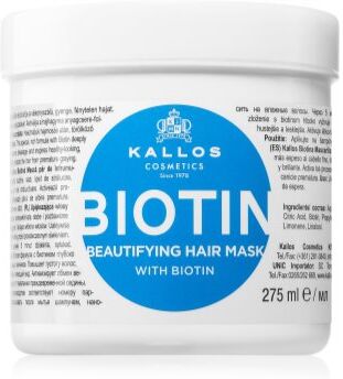 Kallos KJMN Professional Biotin Máscara para cabelos finos, fracos e quebradiços 275 ml. KJMN Professional Biotin
