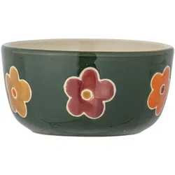 Bloomingville Addy Kinder-Schale aus Steingut, Ø 12xH6 cm, grün