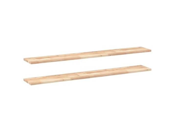LASWWQMRF Schweberegal 2er Set 160x20cm Massivholz Akazie Unbehandelt Zwei unbehandelte Akazienholz Wandboards für individuelle DIY-Gestaltung im Schlafzimmer oder Wohnbereich.