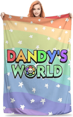 Inspire Curations Dandys World Cozy Flannel Throw Blanket p7 60x80inch As Picture